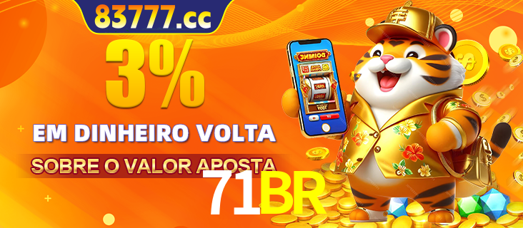 Promoção para baixar e instalar o aplicativo do cassino 71BR. O banner oferece uma recompensa de R1aR1aR8, com a imagem de uma cobra sobre moedas de ouro.