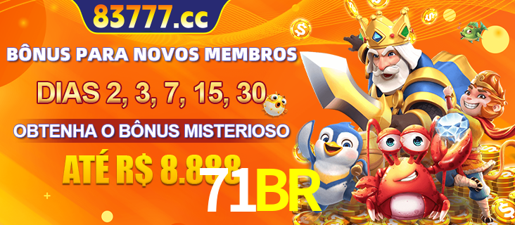 Anúncio dos benefícios para Membro VIP Sênior na plataforma 71BR, incluindo bônus promocionais, semanais e mensais, ilustrado com o personagem Fortune Tiger.